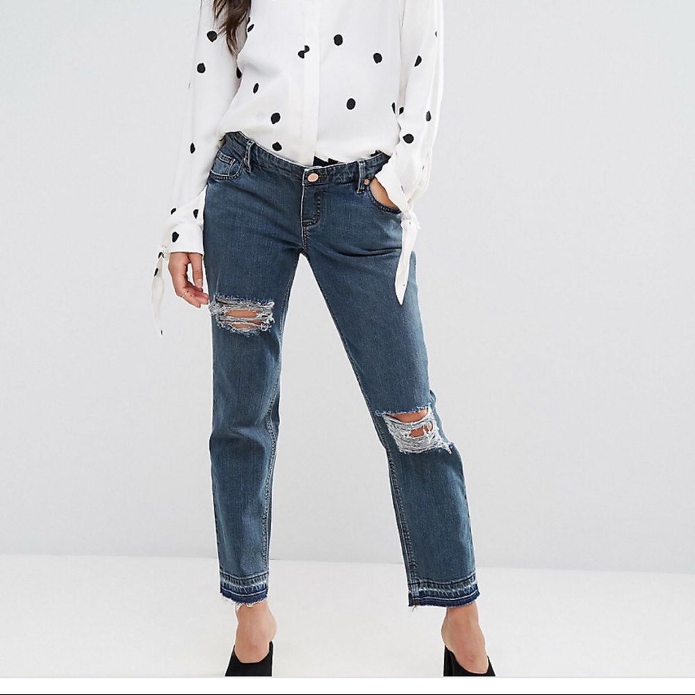ASOS Maternity Boyfriend Jeans